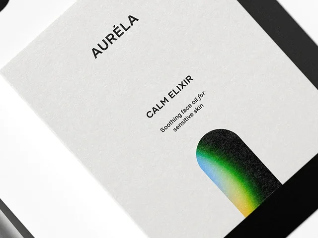 Auréla brand identity and packaging