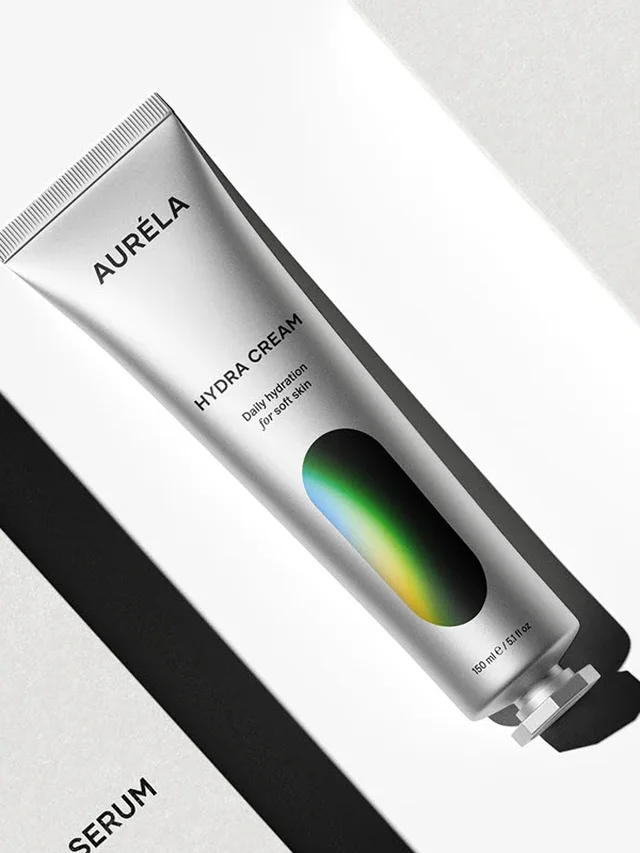 Auréla brand identity and packaging