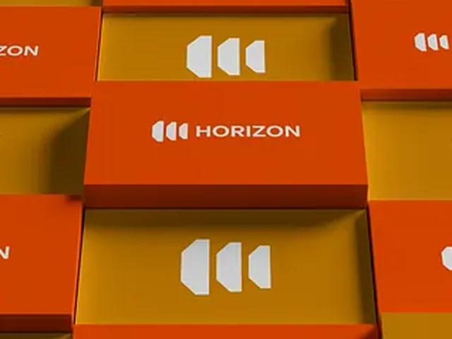 Horizon brand identity and packaging